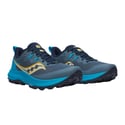 Shoes Saucony Peregrine 14 Navy Blue Brown  Women