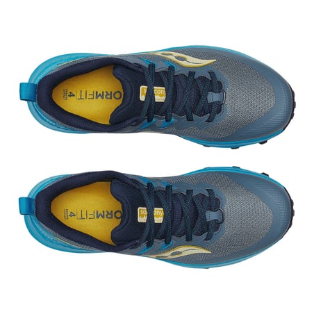 Shoes Saucony Peregrine 14 Navy Blue Brown  Women