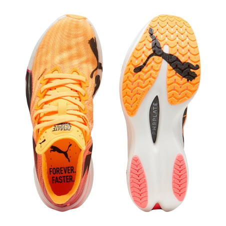 Puma Deviate Nitro Elite 3 Oranje Roze Dames Sneakers