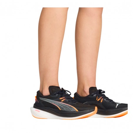 Schuhe Puma Deviate Nitro 3 Schwarz Orange  Damen