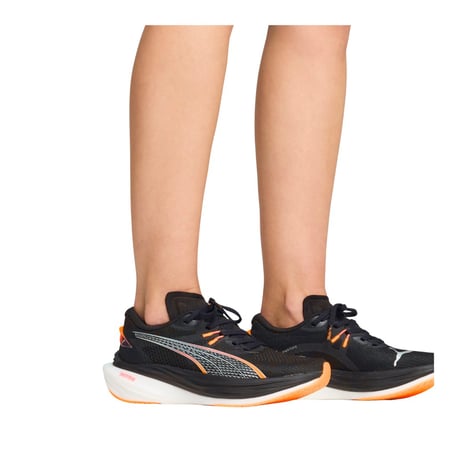 Shoes Puma Deviate Nitro 3 Black Orange  Women