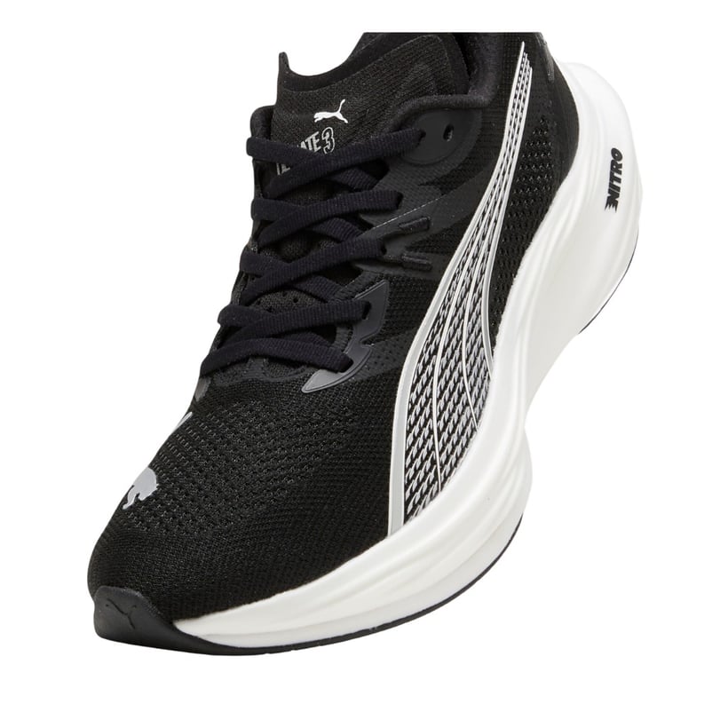 Ténis Puma Deviate Nitro 3 Preto Branco 