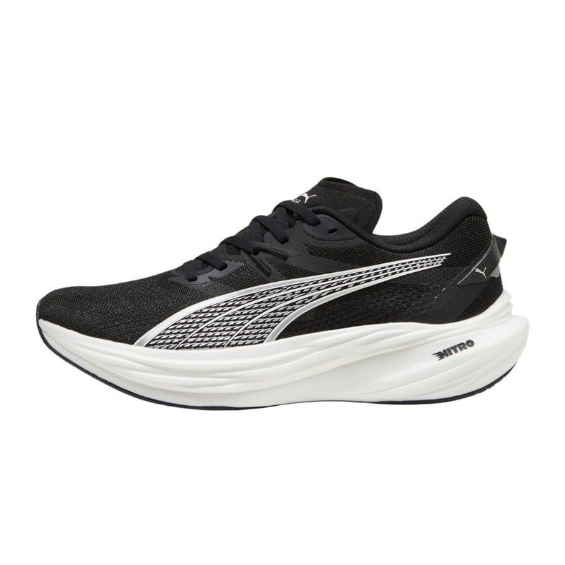 Chaussures Puma Deviate Nitro 3 Noir Blanc 