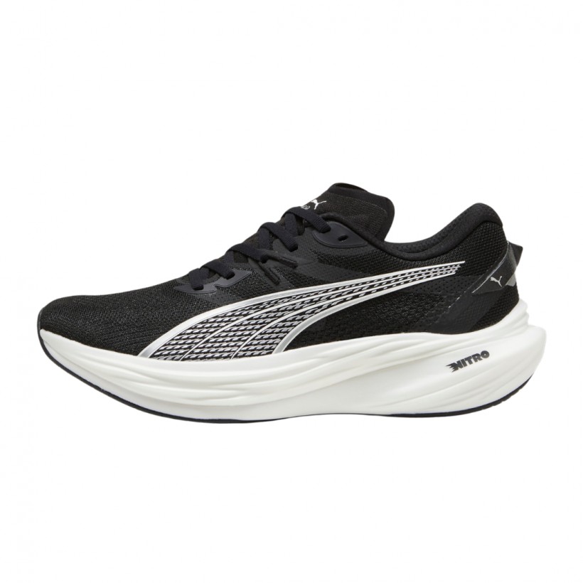 Zapatillas Puma Deviate Nitro 3 Negro Blanco 