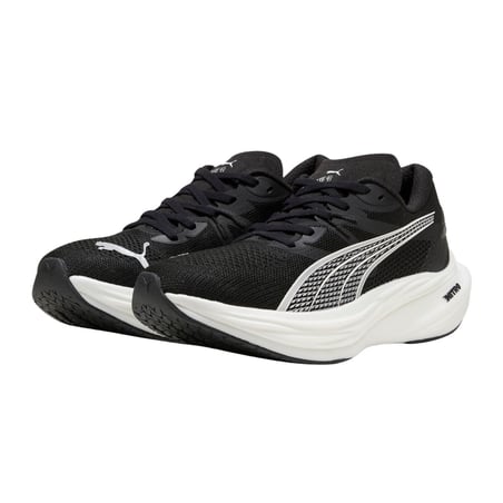 Chaussures Puma Deviate Nitro 3 Noir Blanc 