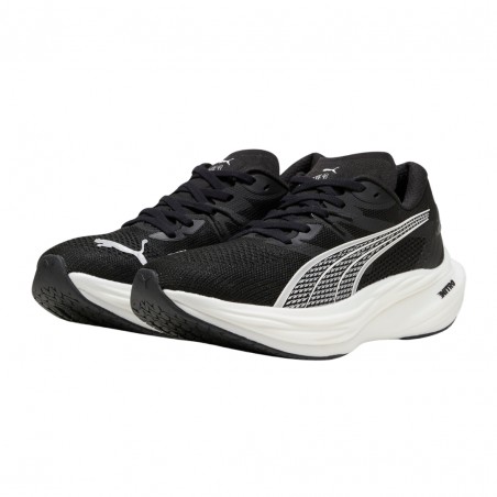 Zapatillas Puma Deviate Nitro 3 Negro Blanco 