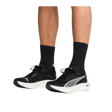 Zapatillas Puma Deviate Nitro 3 Negro Blanco 