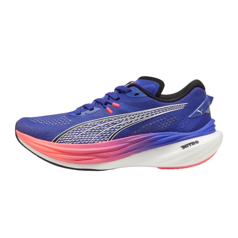 Shoes Puma Deviate Nitro 3 Blue Pink  Women