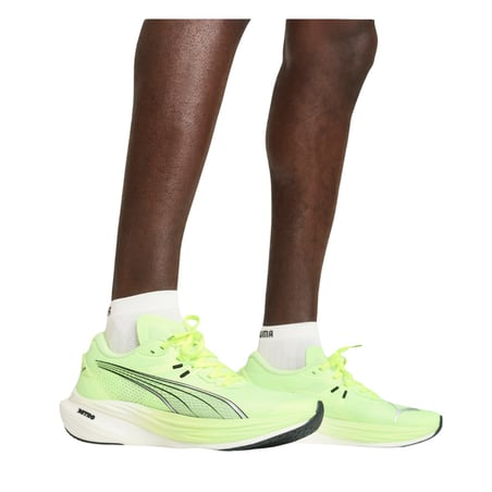Ténis Puma Deviate Nitro 3 Verde Fluorescente 