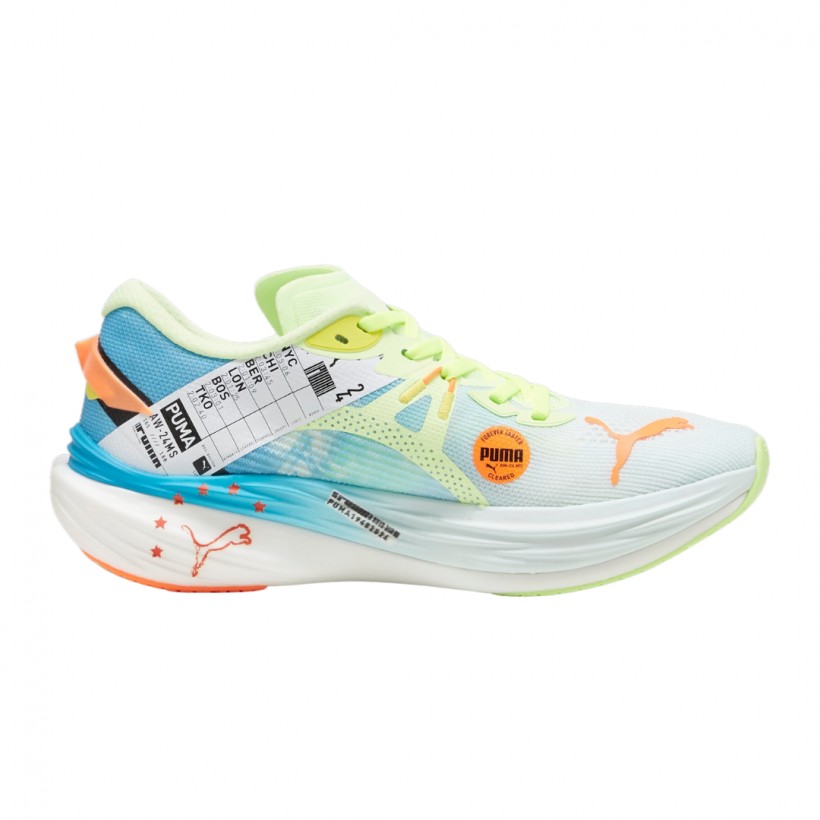 Shoes Puma Deviate Nitro 3 Marathon Series Blue...