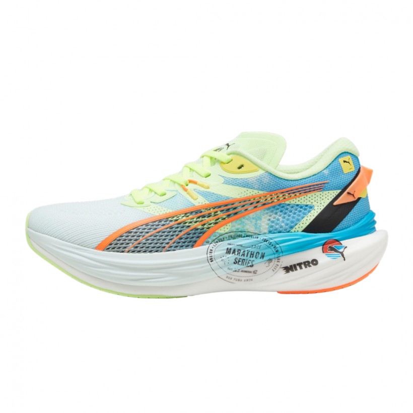 Shoes Puma Deviate Nitro 3 Marathon Series Blue...
