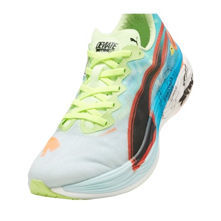 Puma Deviate Nitro Elite 3 Marathon Series Blauwgroene Sneakers