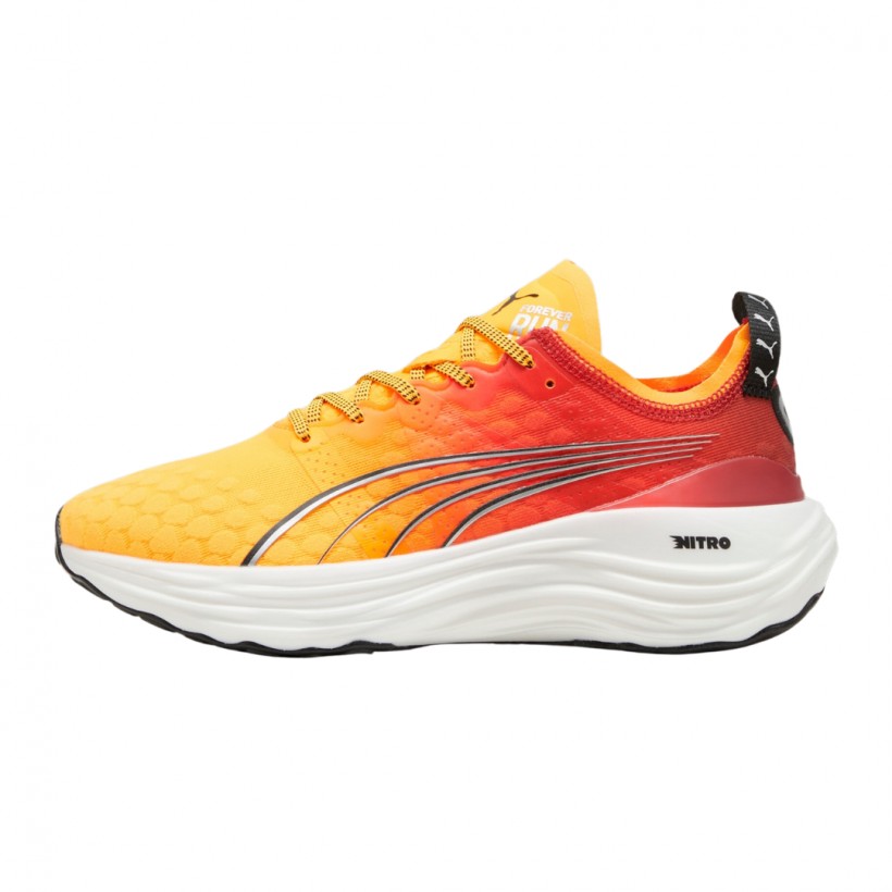 Zapatillas Puma ForeverRun NITRO Naranja Rojo  Mujer