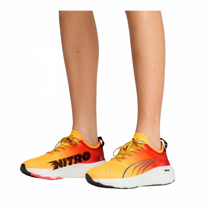 Puma ForeverRun NITRO Orange Rot  Damenschuhe