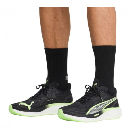 Turnschuhe Puma Velocity Nitro 3 Schwarz Grün 