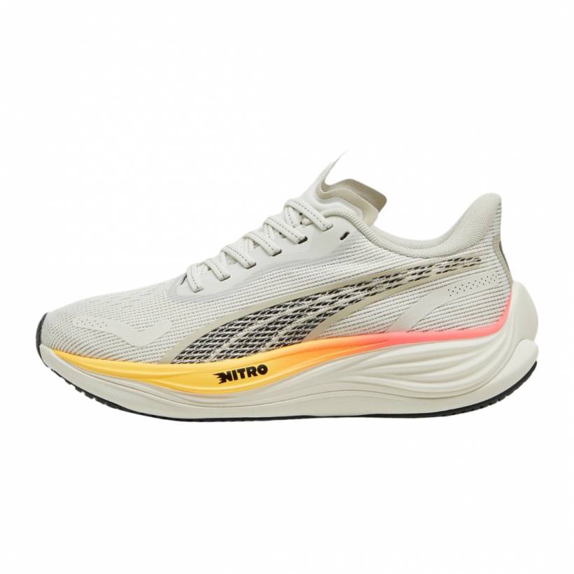 Buty Puma Velocity Nitro 3 Szary Pomarańczowy  Damskie