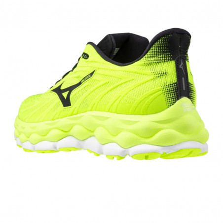 Shoes Mizuno Wave Sky 8 Fluor Yellow Black 