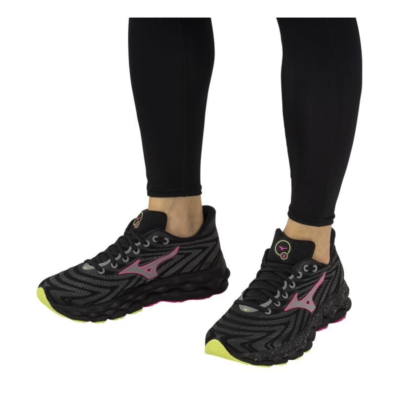 Scarpe Mizuno Wave Sky 8 Nero Rosa 