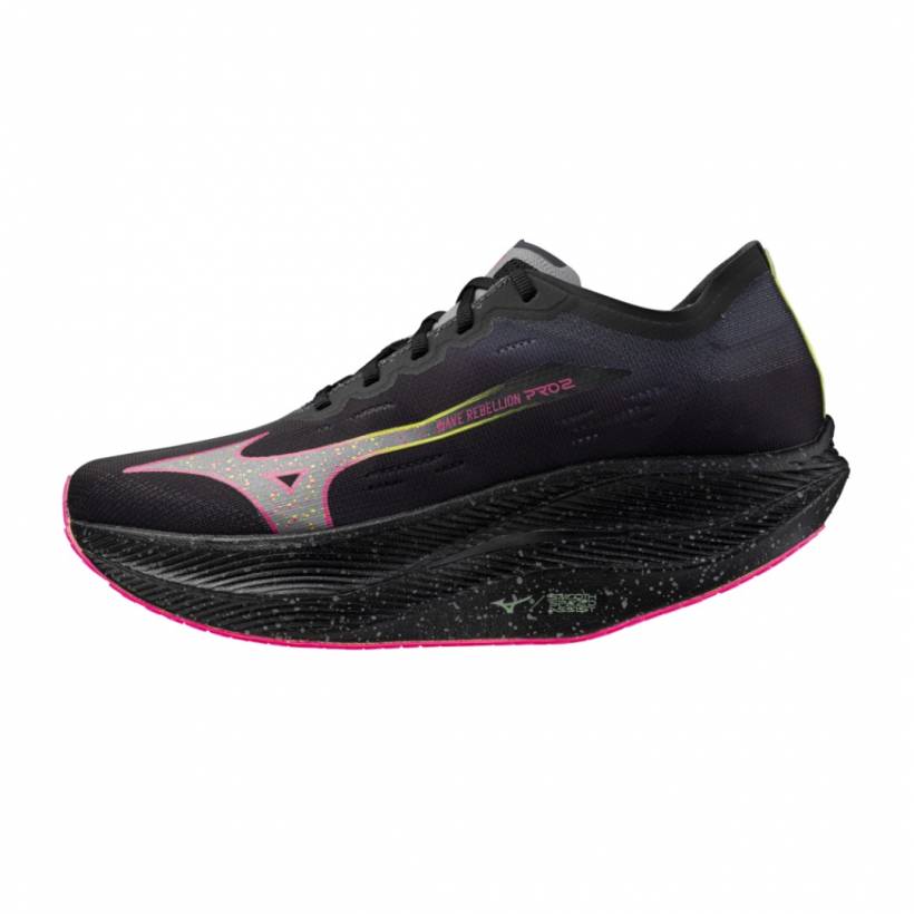 Buty Mizuno Wave Rebellion Pro 2 Czarno Różowe