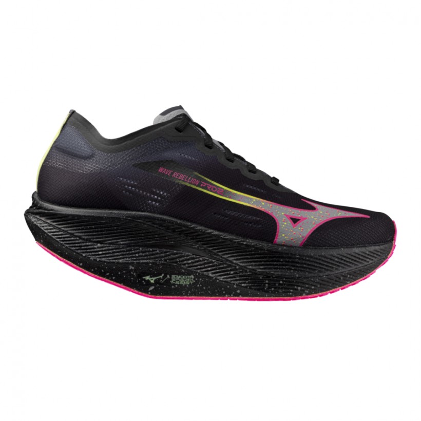 Mizuno Wave Rebellion Pro 2 Schuhe Schwarz Rosa