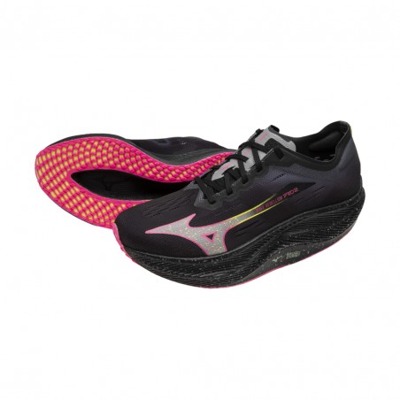Mizuno Wave Rebellion Pro 2 Schuhe Schwarz Rosa