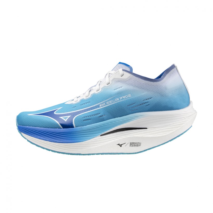 Mizuno Wave Rebellion Pro 2 Blau Weiß  Schuhe