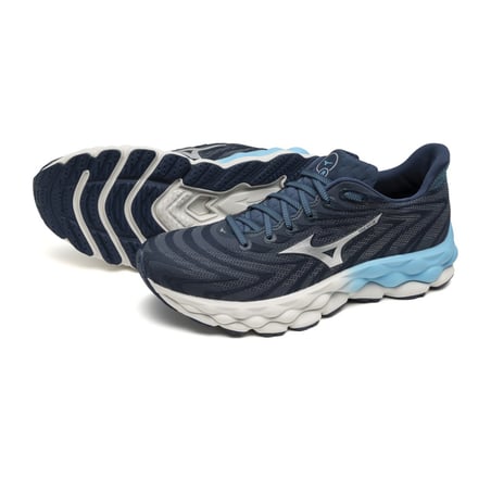 Mizuno Wave Sky 8 Schoenen Marineblauw