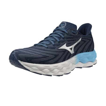 Ténis Mizuno Wave Sky 8 Azul Marinho