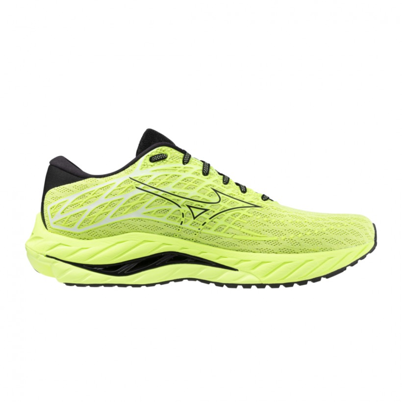 Mizuno Wave Inspire 20 Schuhe Fluor Gelb Schwarz 