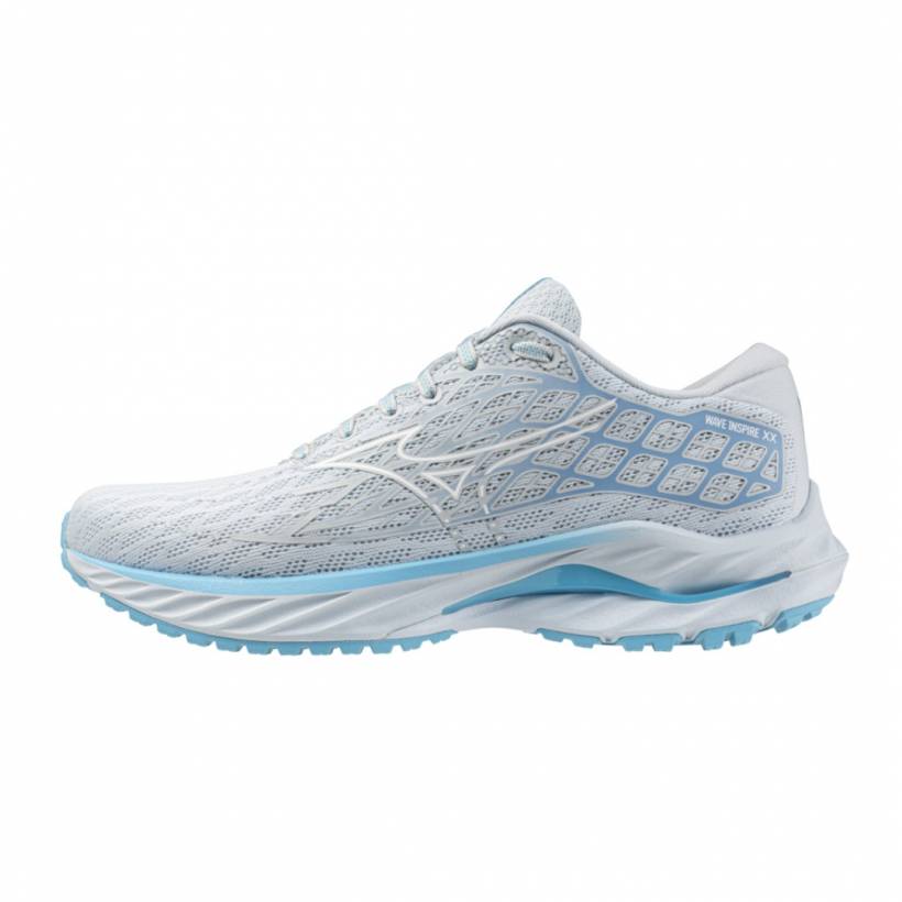 Scarpe Mizuno Wave Inspire 20 Bianco Blu  da donna