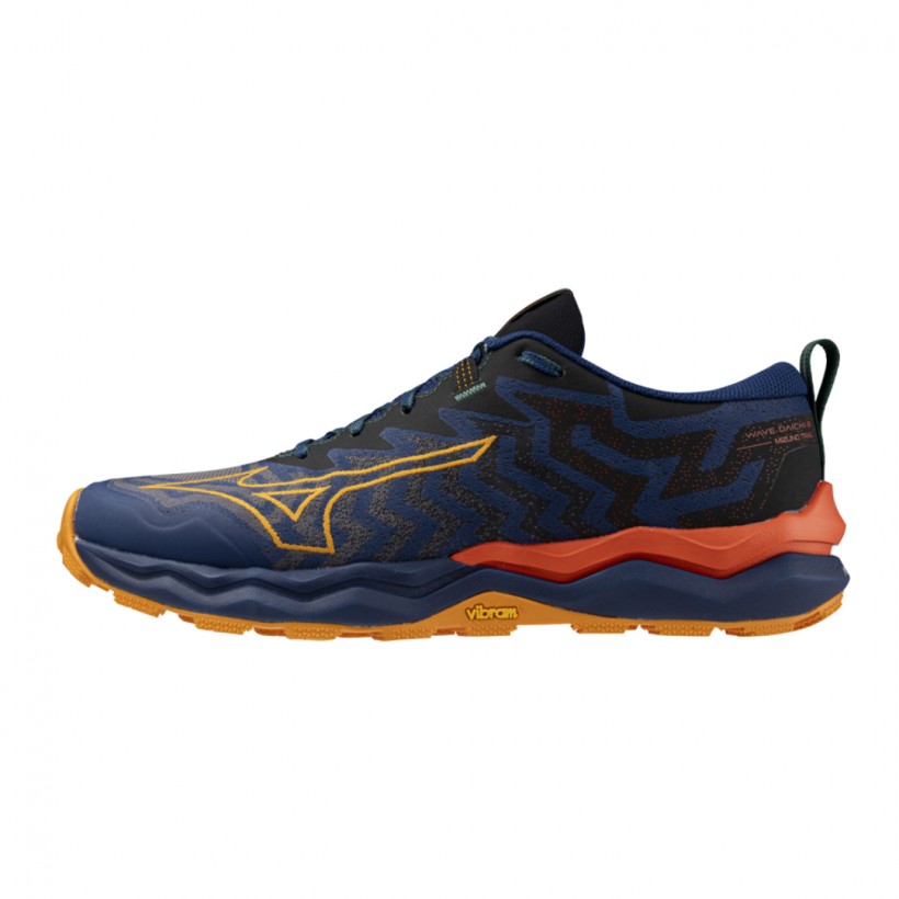 Scarpe Mizuno Wave Daichi 8 Blu Navy Arancione 