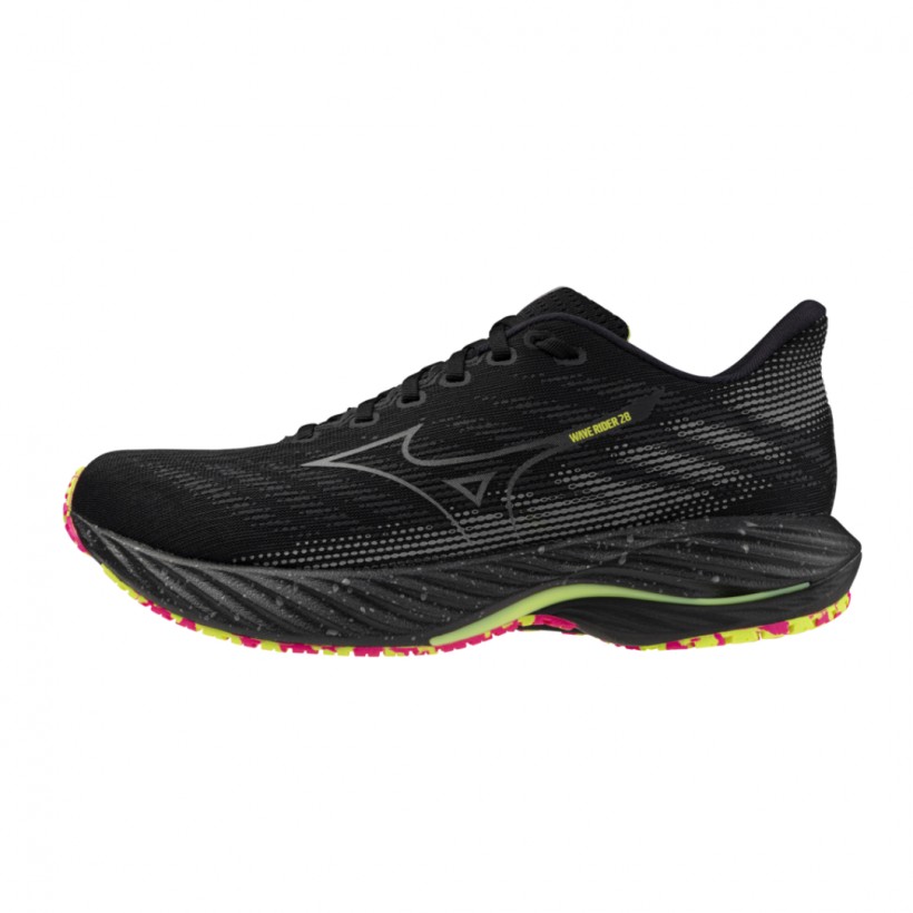 Mizuno Wave Rider 28 Schwarz  Schuhe