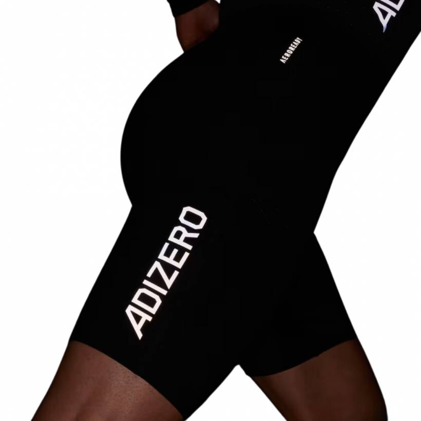 Calzamaglia corta da corsa Adidas Adizero Nera