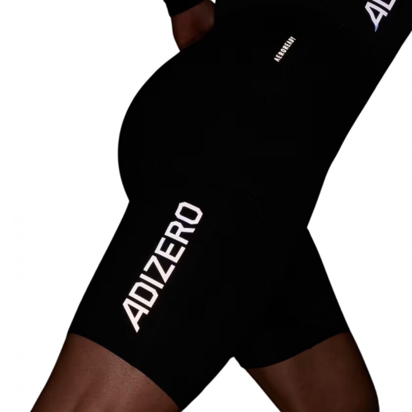 Krótkie legginsy Adidas Adizero do biegania w...