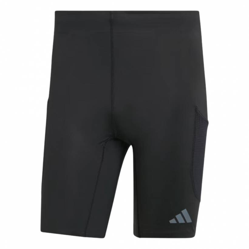 Calzamaglia corta da corsa Adidas Adizero Nera