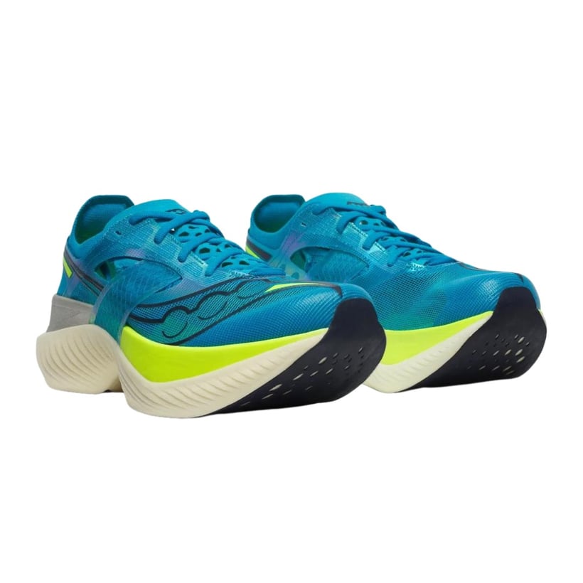 Saucony Endorphin Elite Blau Grün  Schuhe