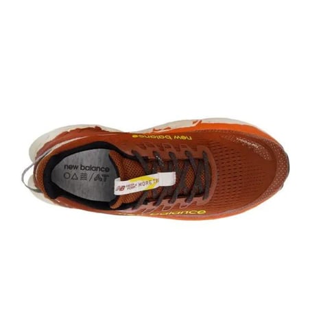 Ténis New Balance Fresh Foam X More Trail v3 Marrom Laranja 