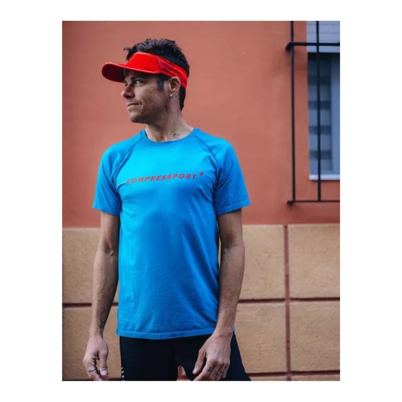 Visiera rossa ultraleggera Compressport