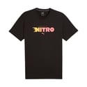 Puma Graphic Nitro Kurzarm-T-Shirt Schwarz Orange