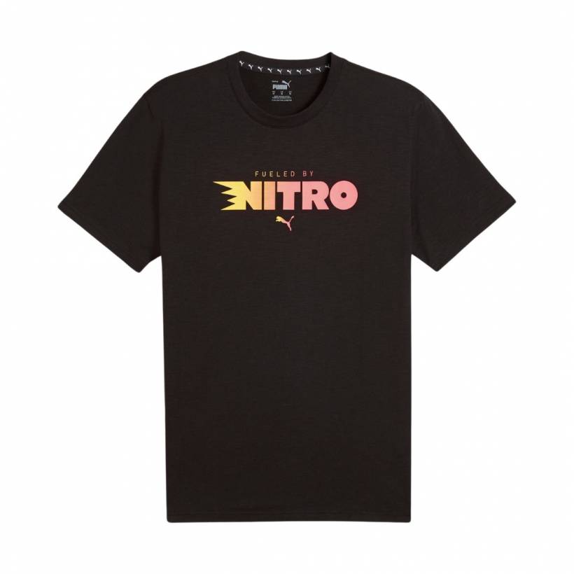 T-shirt Puma Graphic Nitro preto laranja