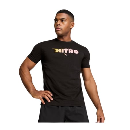 T-shirt Puma Graphic Nitro preto laranja