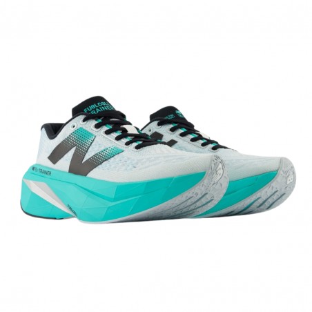 Chaussures New Balance FuelCell SuperComp Trainer v3 Bleu Blanc  pour Femme