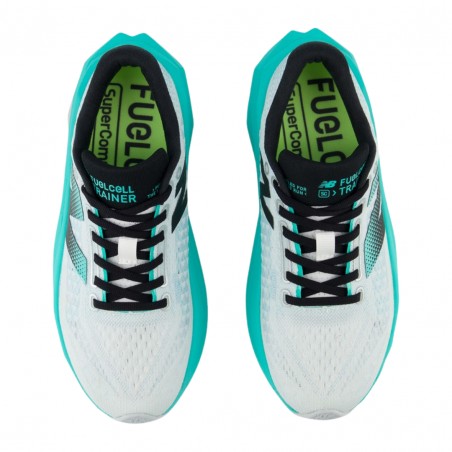 Chaussures New Balance FuelCell SuperComp Trainer v3 Bleu Blanc  pour Femme