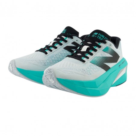 Chaussures New Balance FuelCell SuperComp Trainer v3 Bleu Blanc  pour Femme
