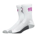 Calcetines Asics Performance Run Crew Blanco Rosa