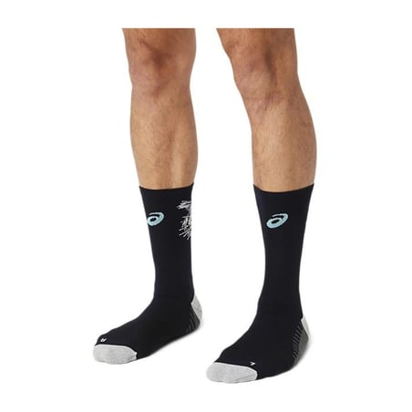 Asics Performance Run Crew Socks Black Blue