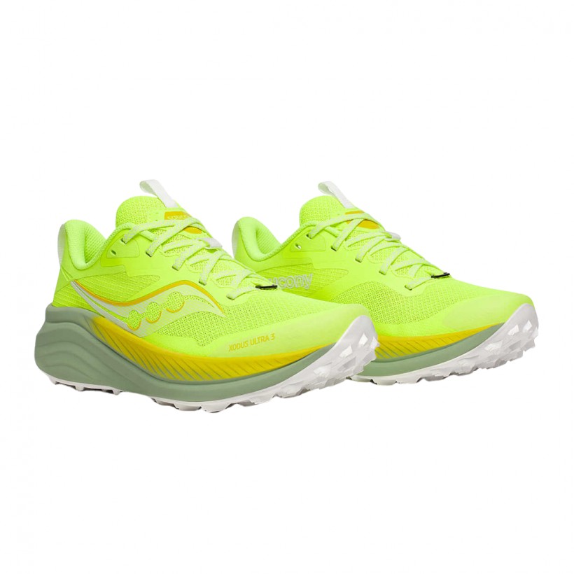 Saucony Xodus Ultra 3 Fluorescent Green Women's...