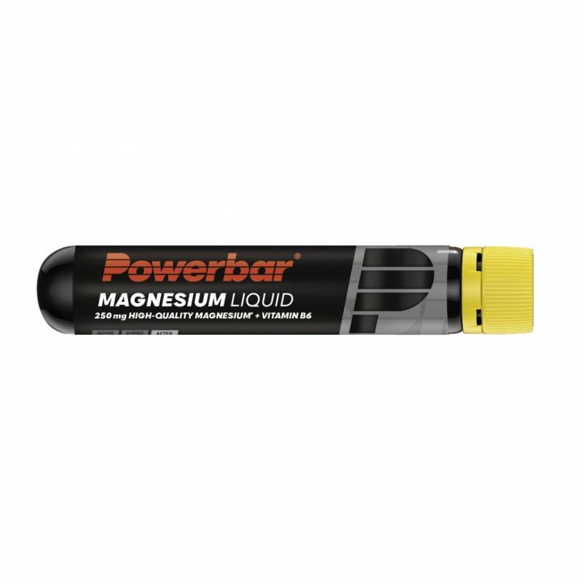 Frascos Bebíveis PowerBar Black Line de Magnésio 250mg