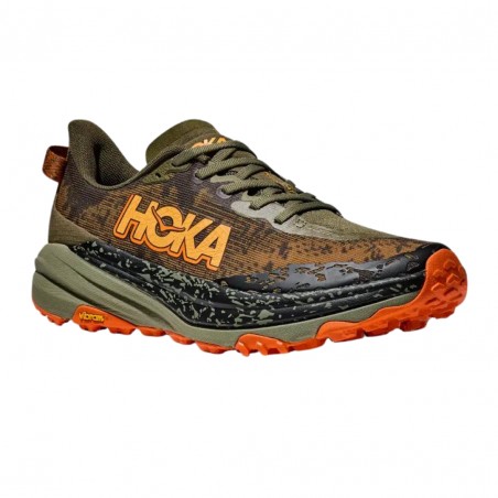 Scarpe Hoka Speedgoat 6 Wide Marrone Verde