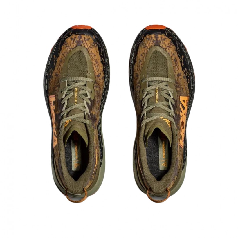 Scarpe Hoka Speedgoat 6 Wide Marrone Verde